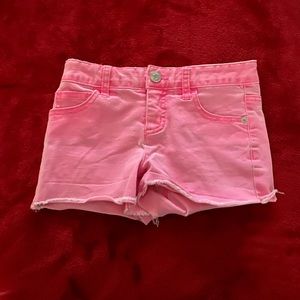 | JUSTICE PINK SHORTS | Size: 10 |